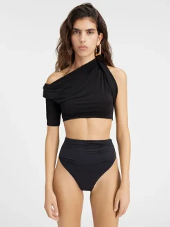 Clearance Jacquemus De Drapeado top Black