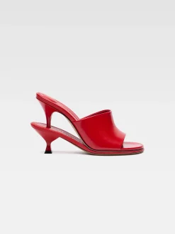 Best Jacquemus De dubbele muiltjes Red
