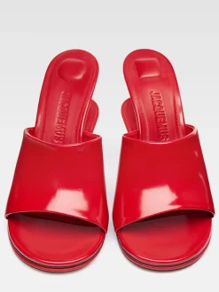 Best Jacquemus De dubbele muiltjes Red