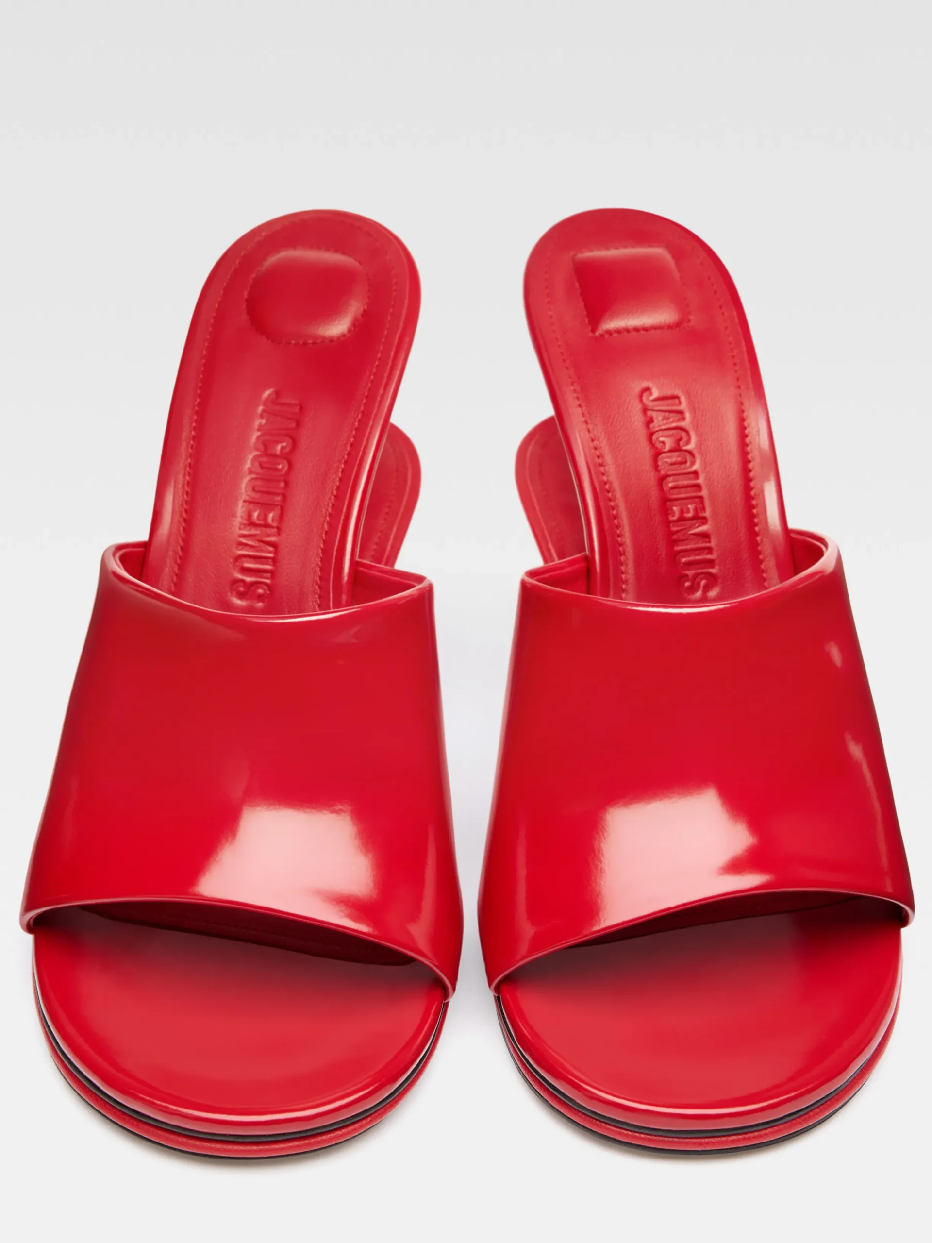 Best Jacquemus De dubbele muiltjes Red