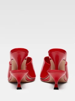 Best Jacquemus De dubbele muiltjes Red