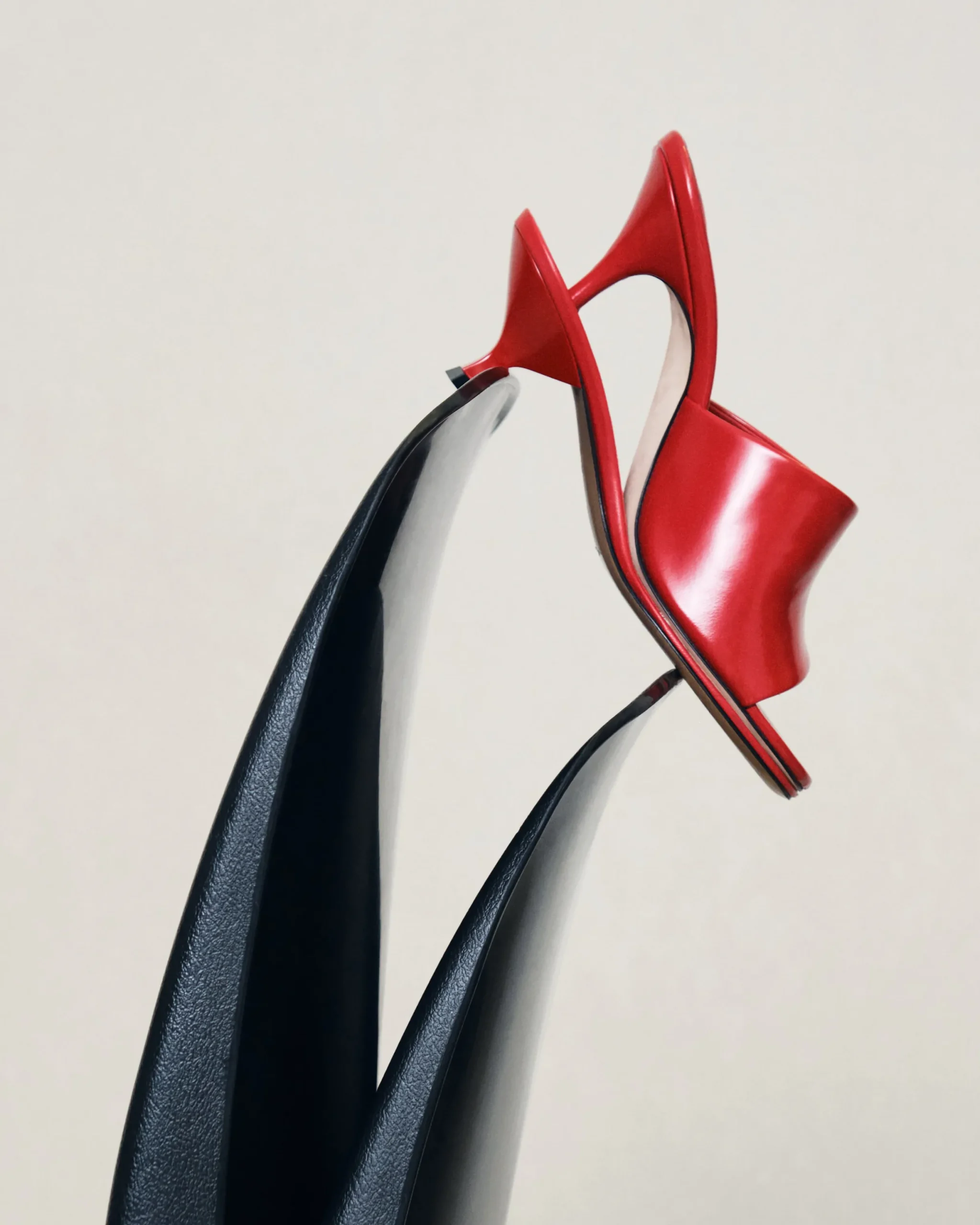 Best Jacquemus De dubbele muiltjes Red