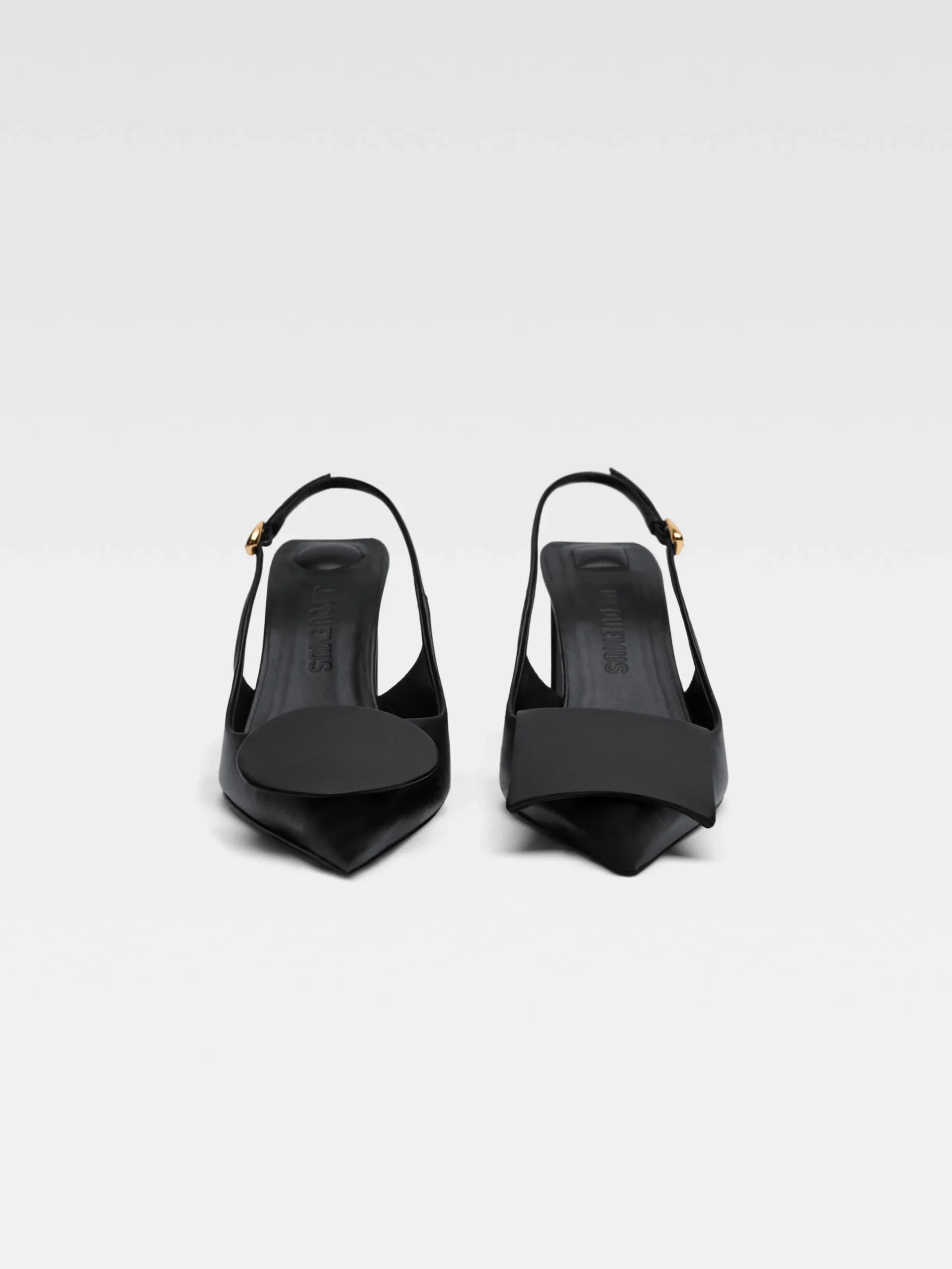 New Jacquemus De Duelo hoge slingbacks Black