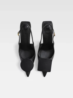 New Jacquemus De Duelo hoge slingbacks Black