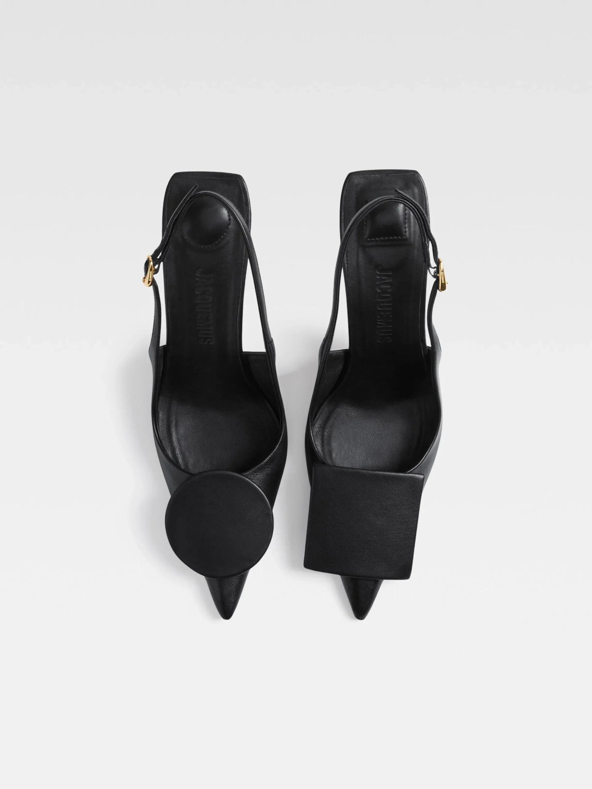 New Jacquemus De Duelo hoge slingbacks Black