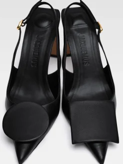 New Jacquemus De Duelo hoge slingbacks Black