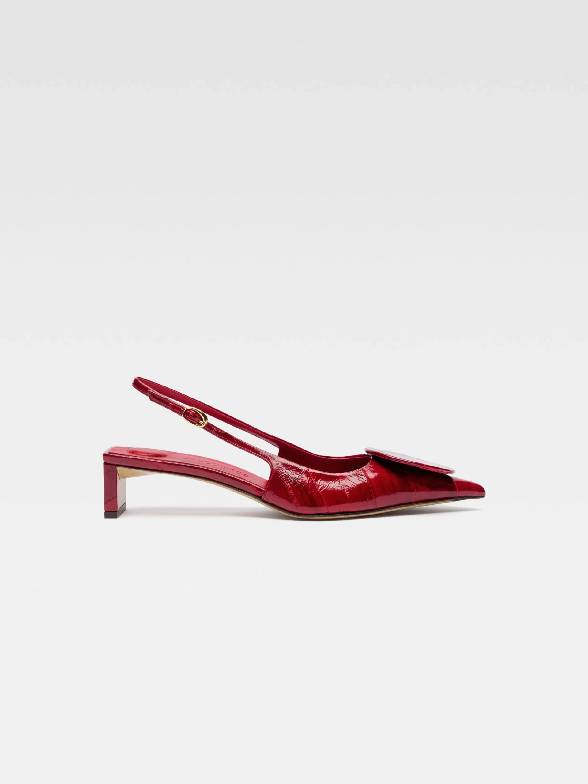 Outlet Jacquemus De Duelo lage slingbacks DarkRed