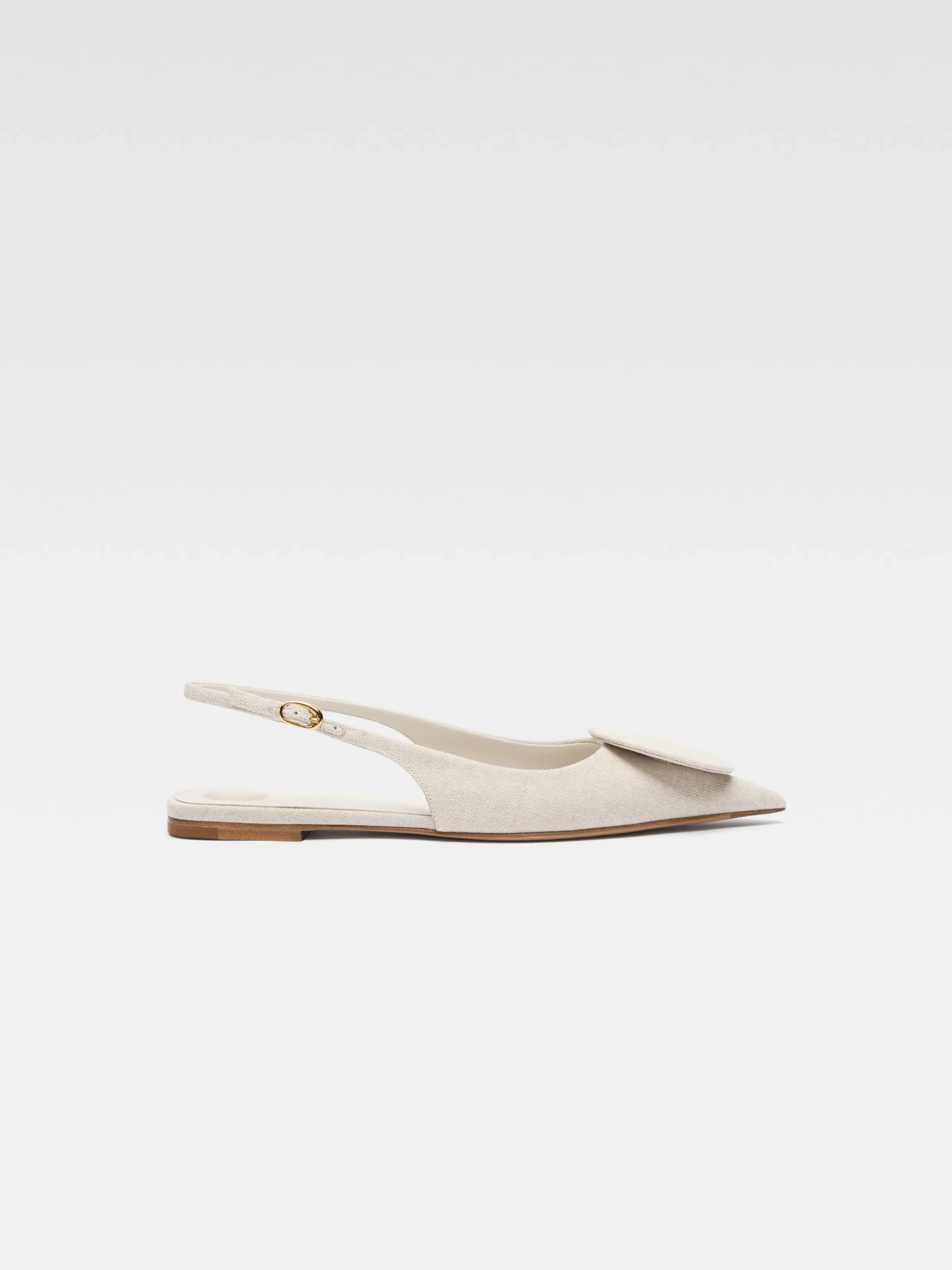 Online Jacquemus De Duelo platte slingbacks LightGreige