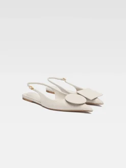 Online Jacquemus De Duelo platte slingbacks LightGreige