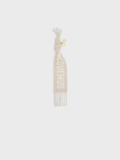 Outlet Jacquemus De Écharpe-sleutelhanger Multi-Beige