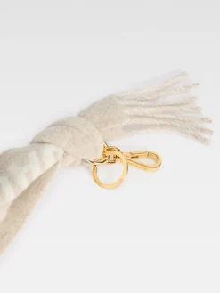 Outlet Jacquemus De &Eacute;charpe-sleutelhanger Multi-Beige