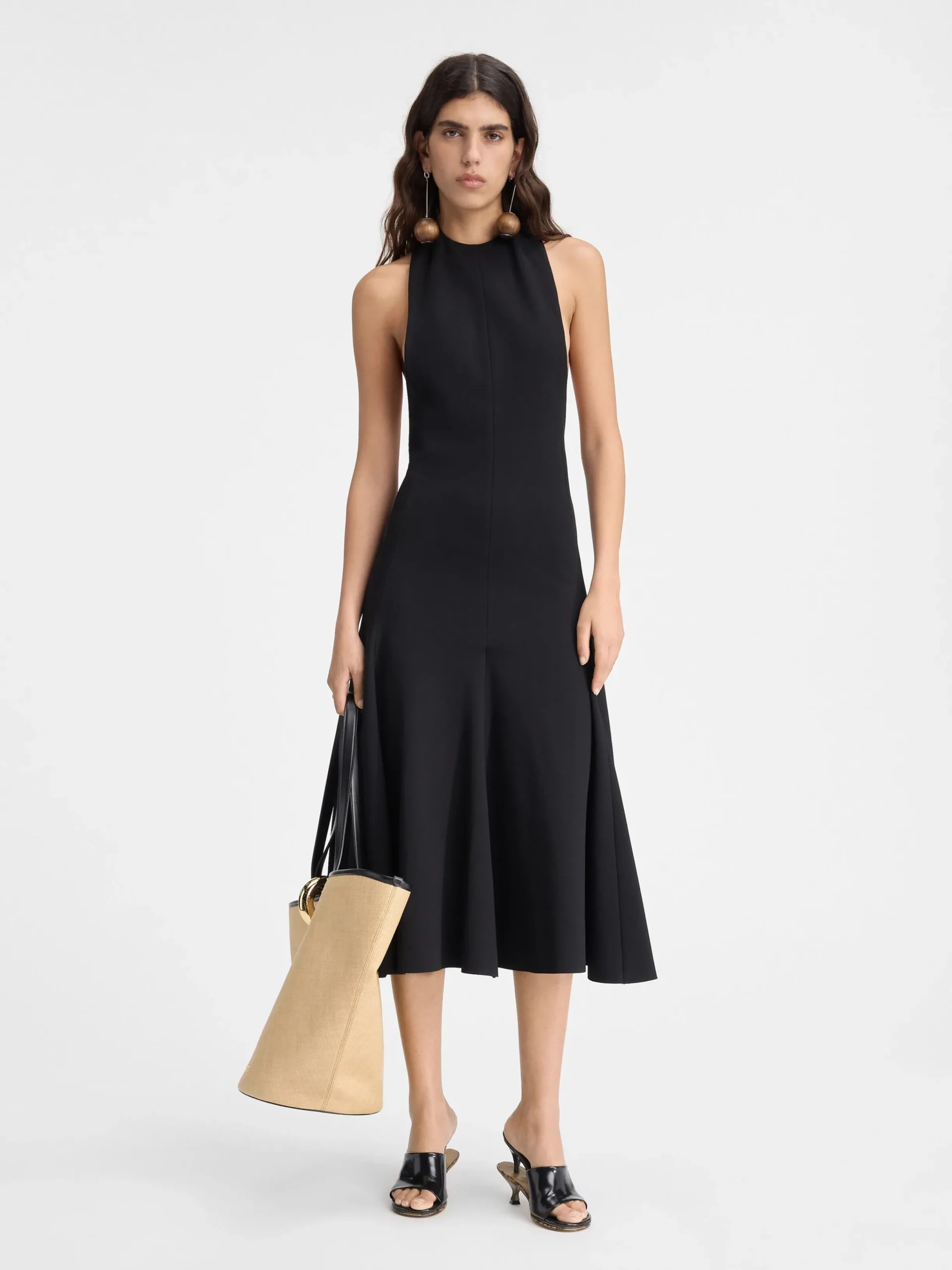 Best Jacquemus De Favola jurk Black
