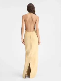 Clearance Jacquemus De Favola lange jurk Beige