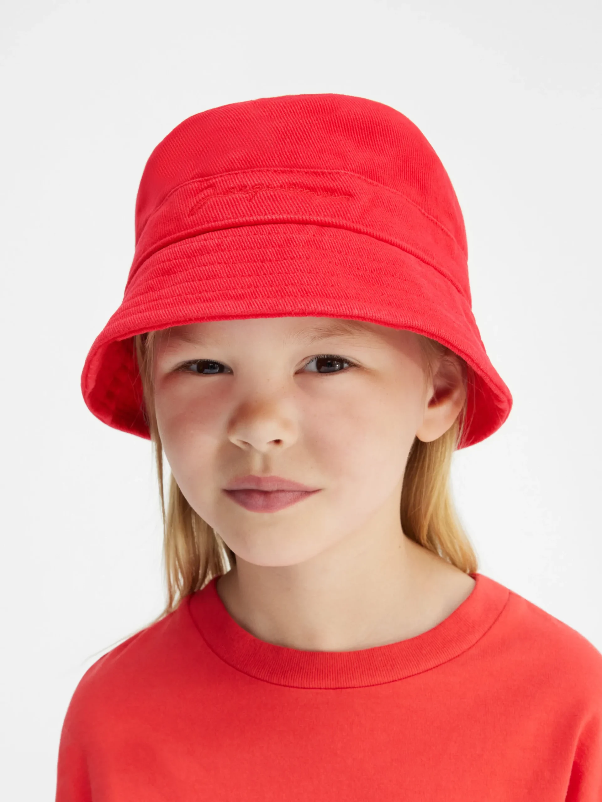Outlet Jacquemus De Gadjo emmerhoed voor kinderen Red