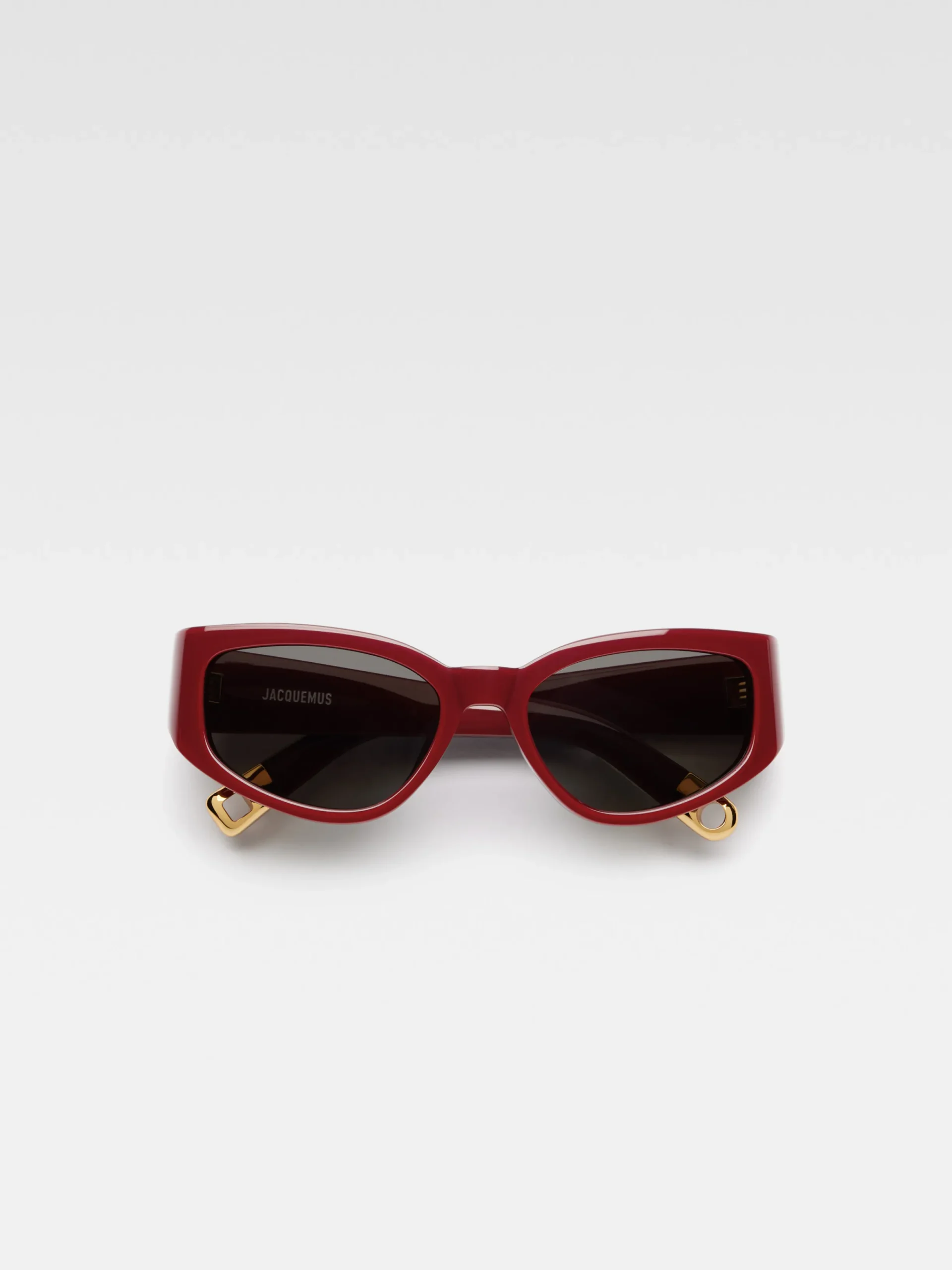 Discount Jacquemus De Gala zonnebril Burgundy