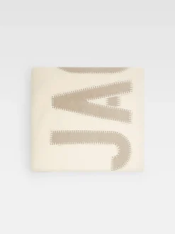 Best Jacquemus De geborduurde -plaid Off-White