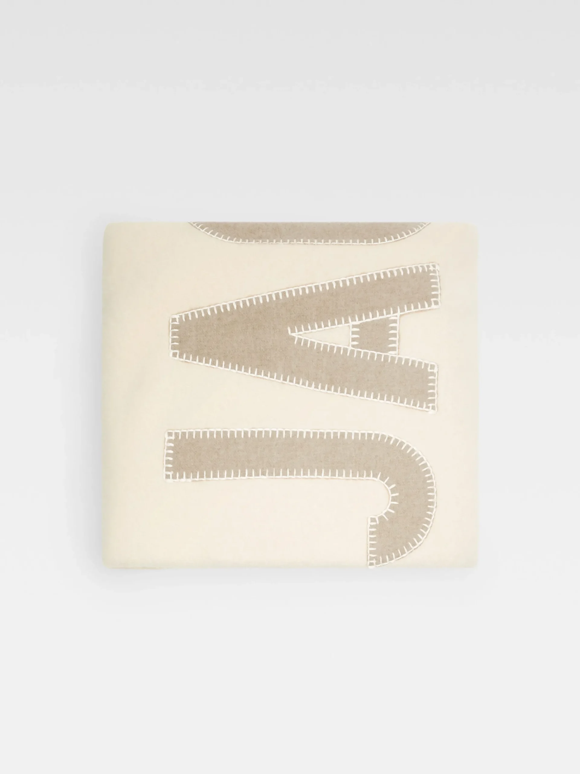 Best Jacquemus De geborduurde -plaid Off-White