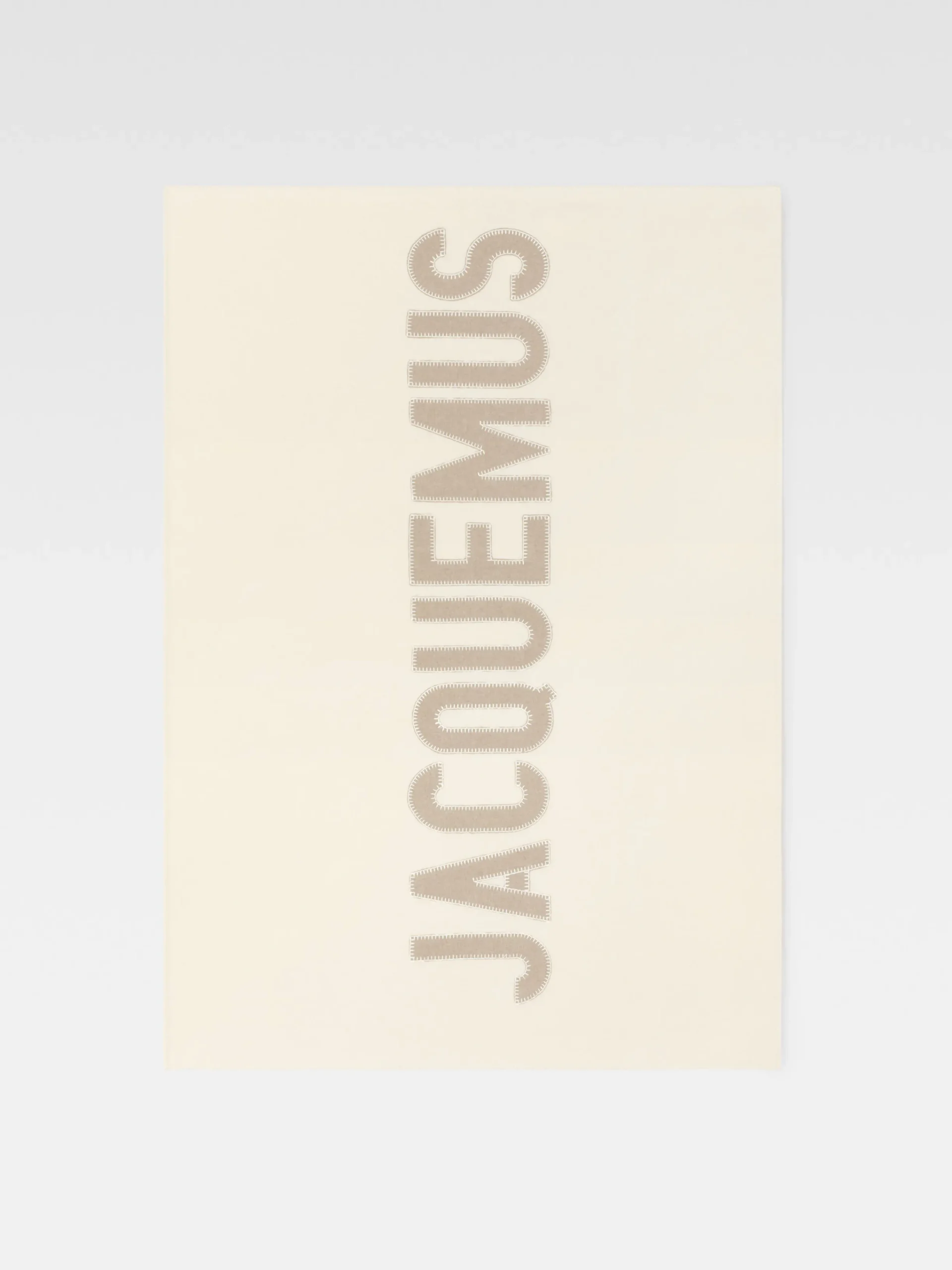 Best Jacquemus De geborduurde -plaid Off-White