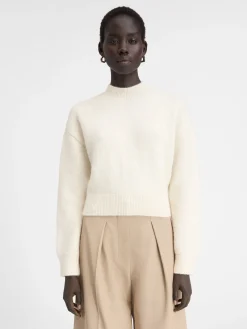 New Jacquemus De gebreide trui LightBeige