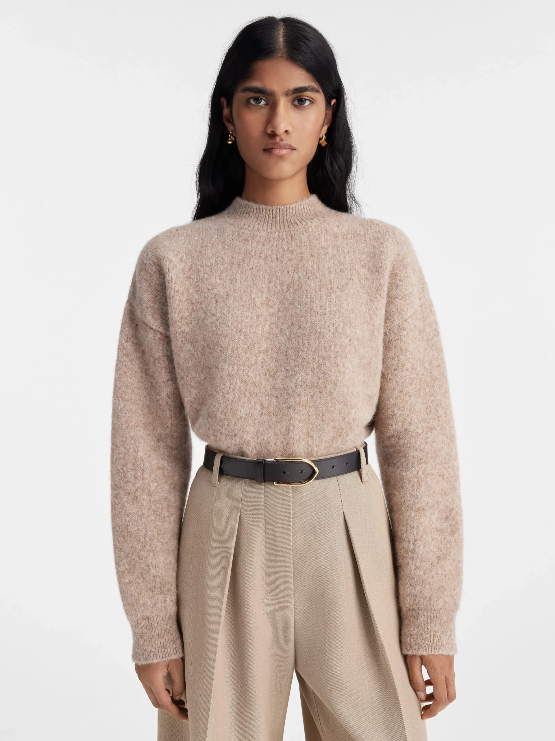 Sale Jacquemus De gebreide trui Beige