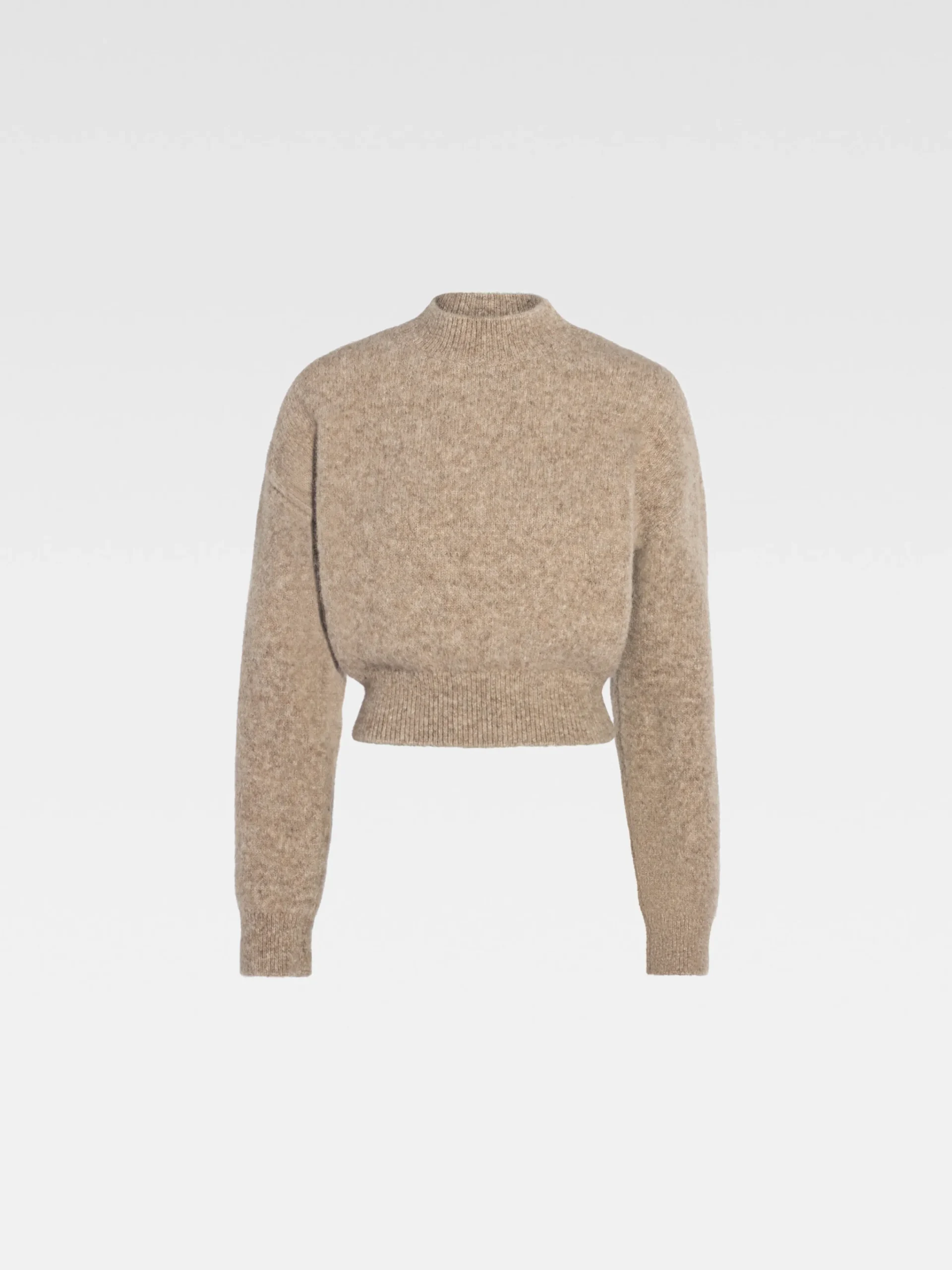 Sale Jacquemus De gebreide trui Beige