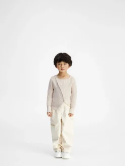Discount Jacquemus De gebreide Pau voor kinderen Off-White
