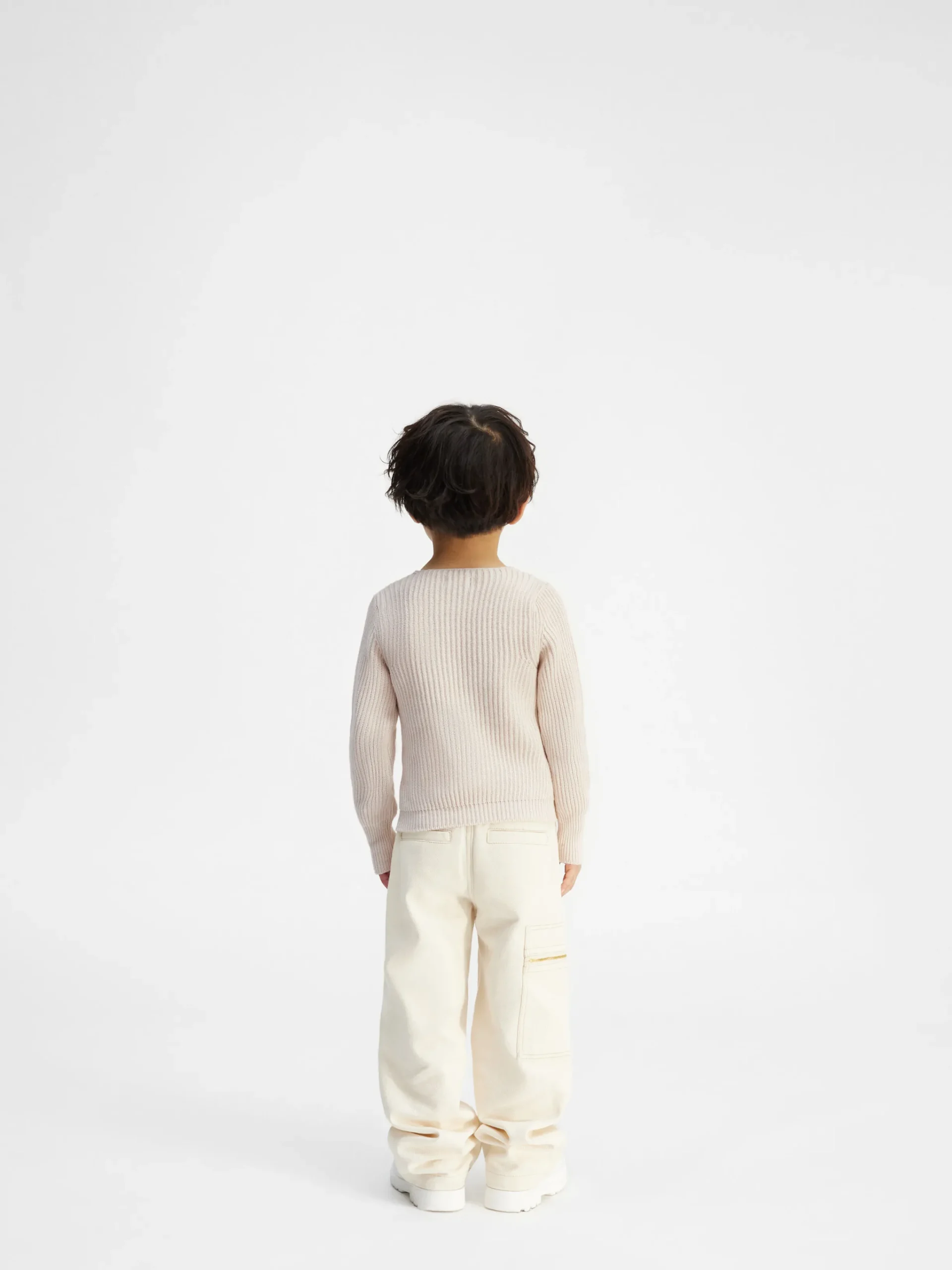 Discount Jacquemus De gebreide Pau voor kinderen Off-White