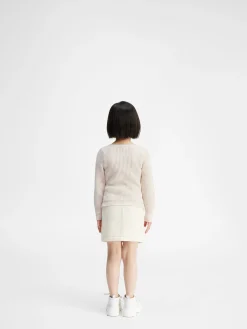 Discount Jacquemus De gebreide Pau voor kinderen Off-White