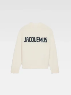 Best Jacquemus De gebreide Pavane Off-White