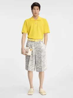 Clearance Jacquemus De gebreide polo Yellow