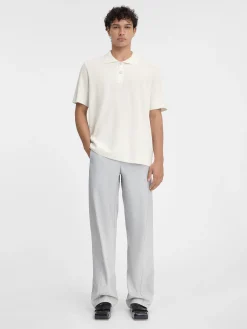 Best Jacquemus De gebreide polo Off-White