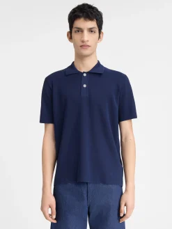 Clearance Jacquemus De gebreide polo DarkNavy