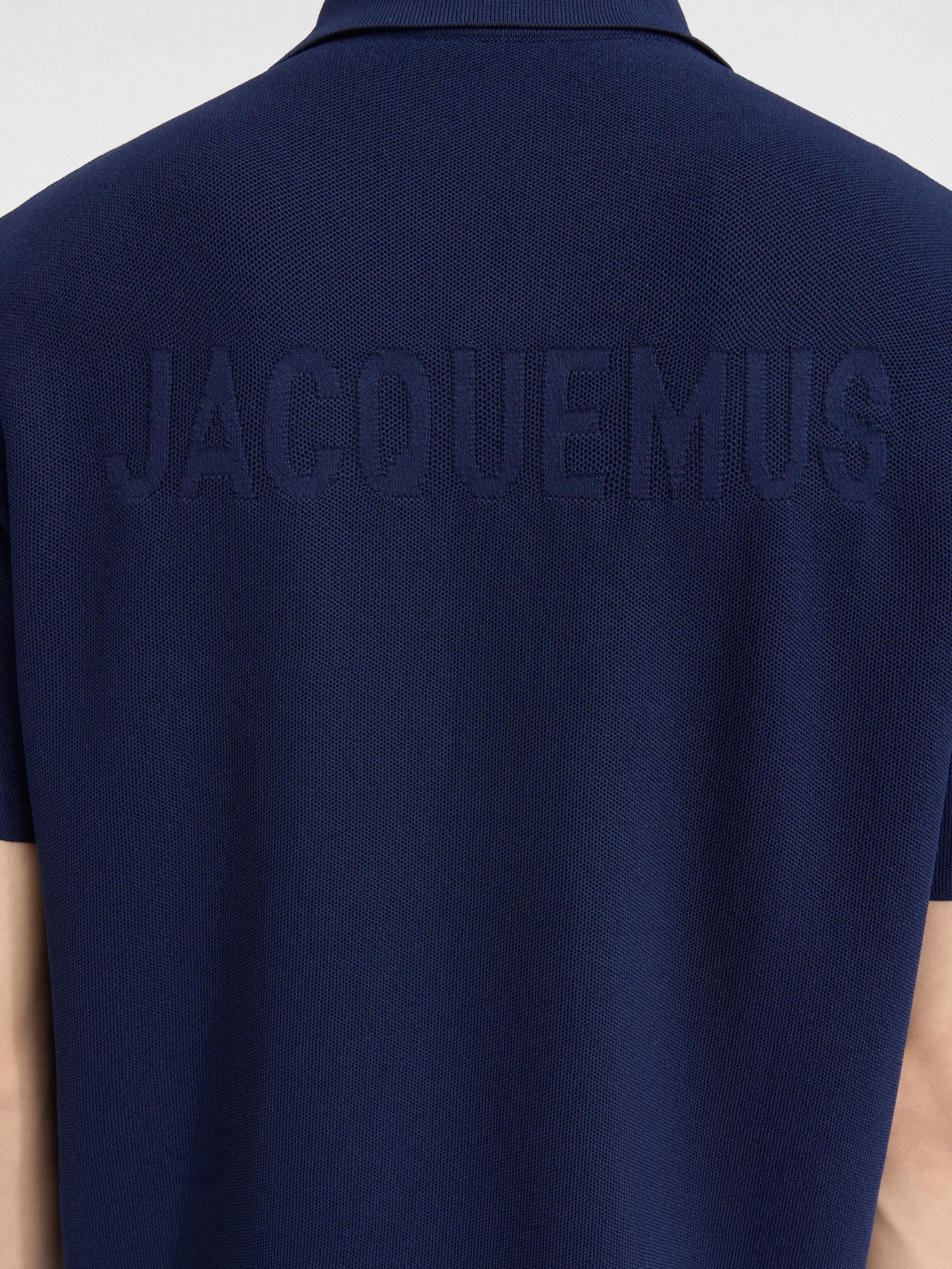 Clearance Jacquemus De gebreide polo DarkNavy