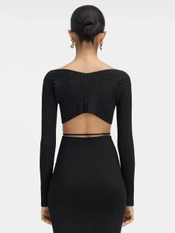 Online Jacquemus De gebreide Pral&ugrave; Black