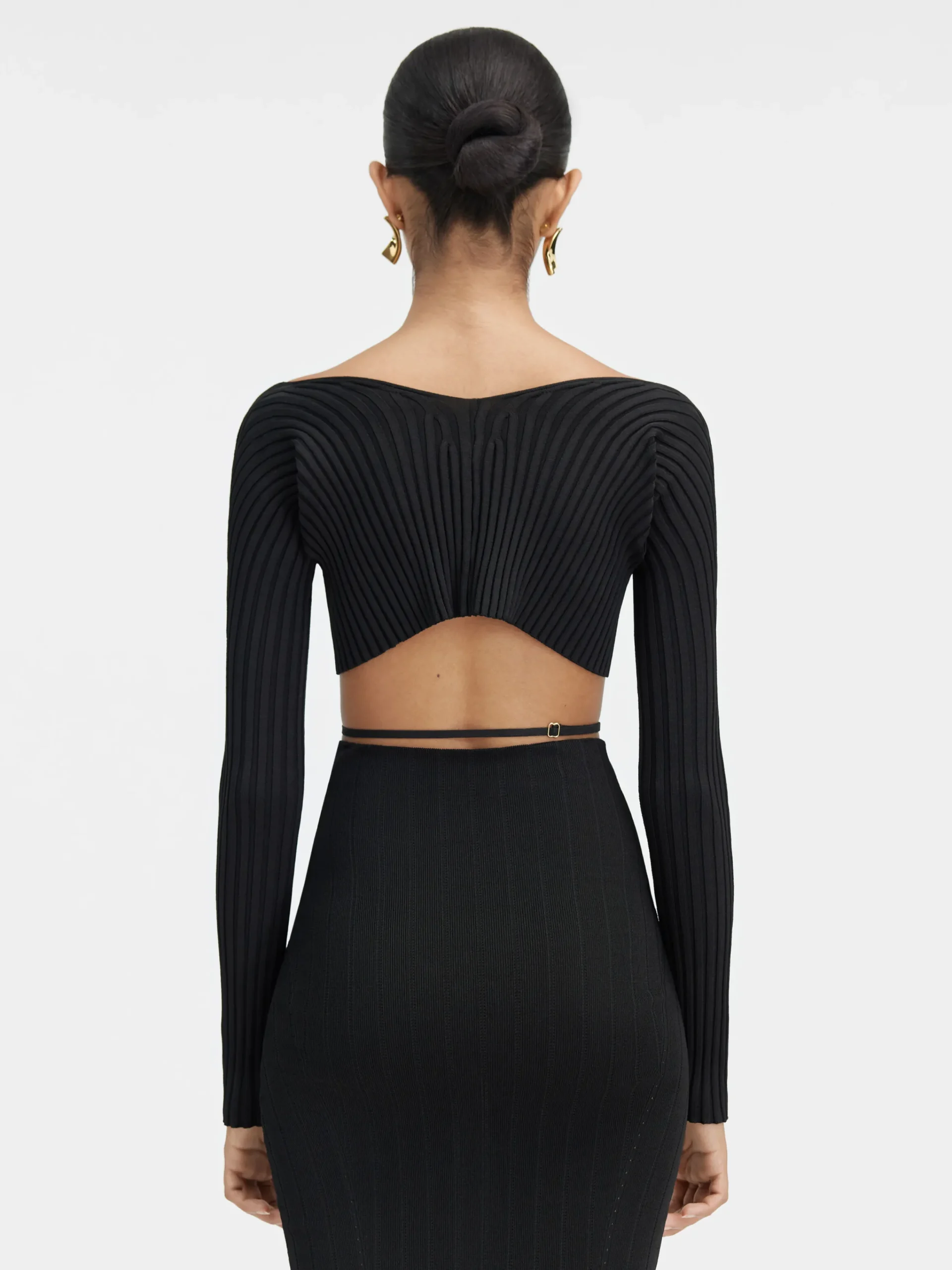 Online Jacquemus De gebreide Pralù Black