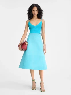 Hot Jacquemus De gebreide Spallina Turquoise