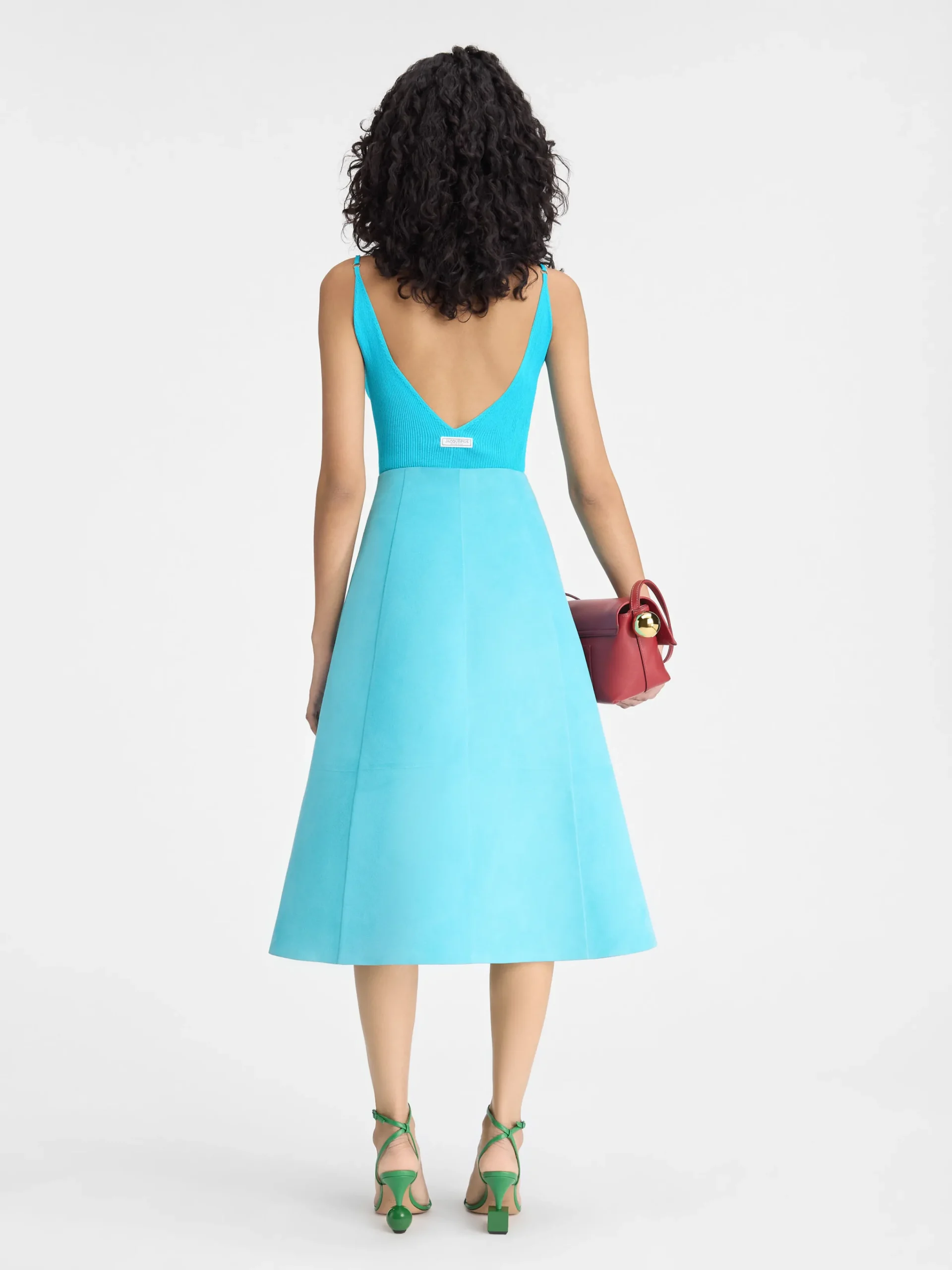 Hot Jacquemus De gebreide Spallina Turquoise