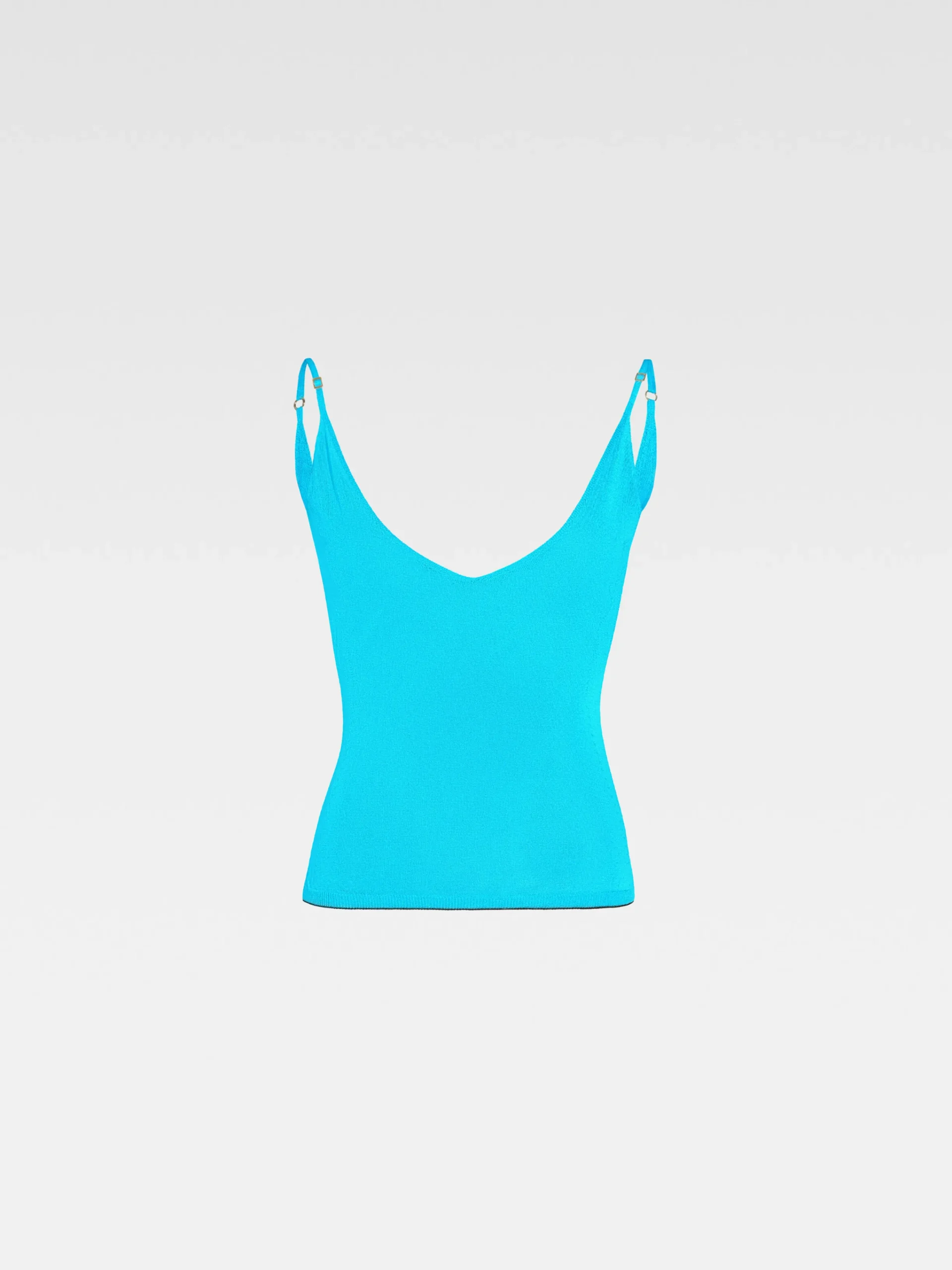 Hot Jacquemus De gebreide Spallina Turquoise