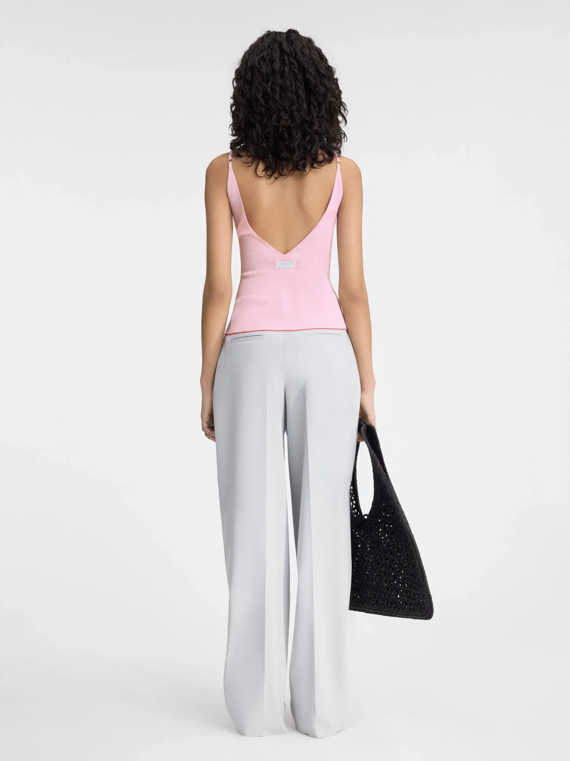 Online Jacquemus De gebreide Spallina Pink