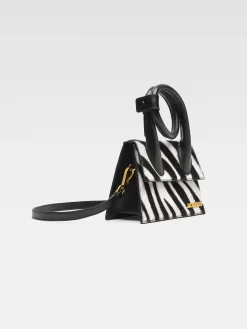 Online Jacquemus De geknoopte Chiquito Black&WhiteZebra