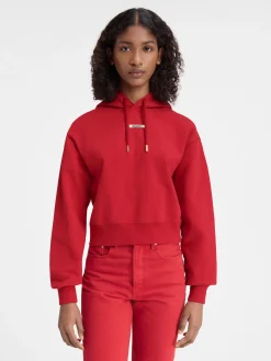 Online Jacquemus De Gros Grain hoodie DarkRed