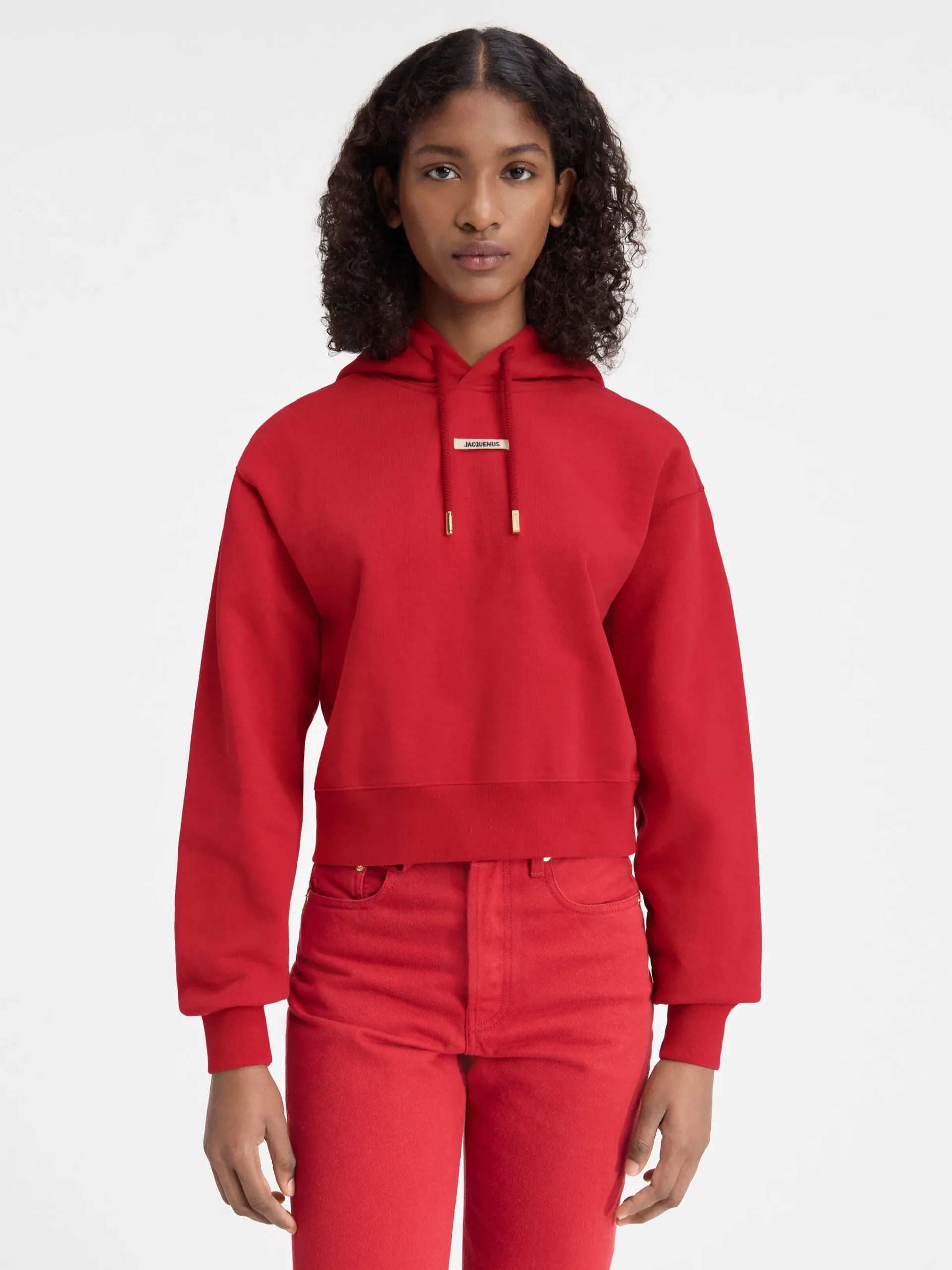 Online Jacquemus De Gros Grain hoodie DarkRed