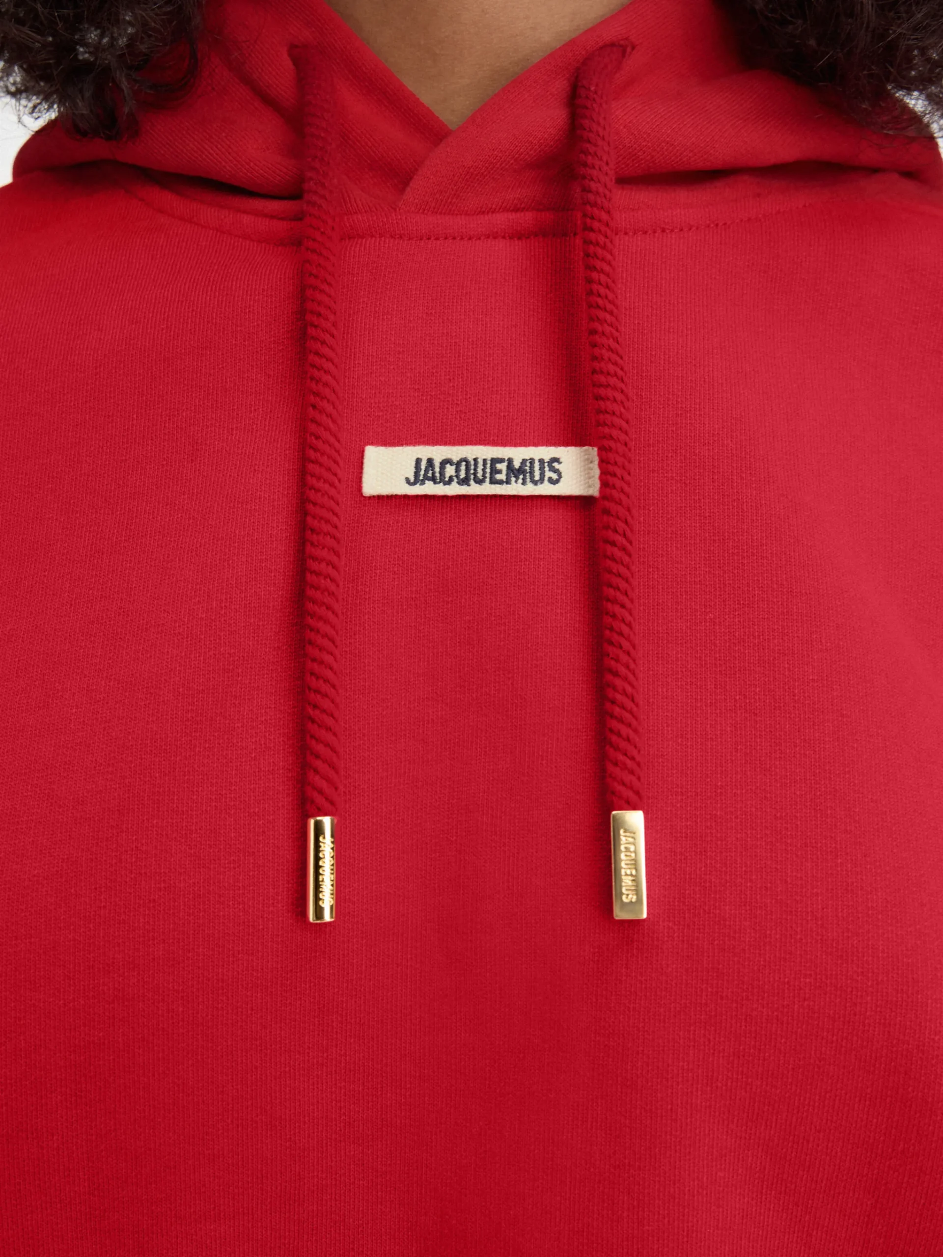 Online Jacquemus De Gros Grain hoodie DarkRed