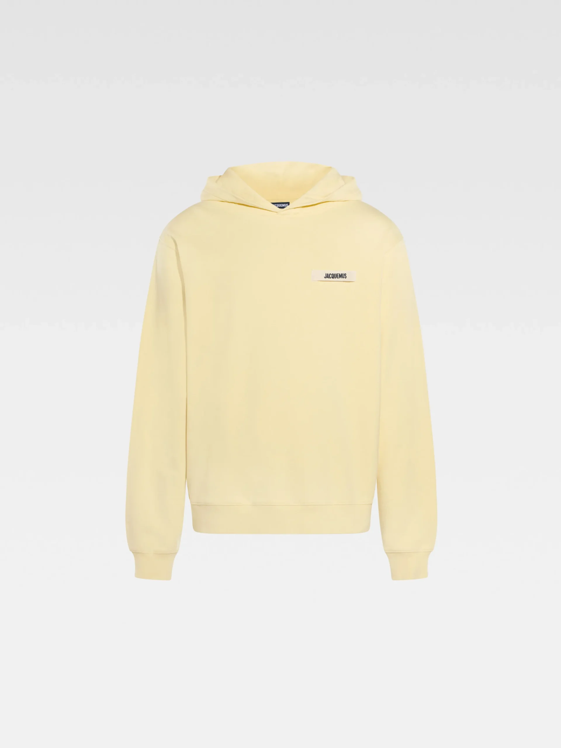 Fashion Jacquemus De Gros Grain hoodie LightYellow