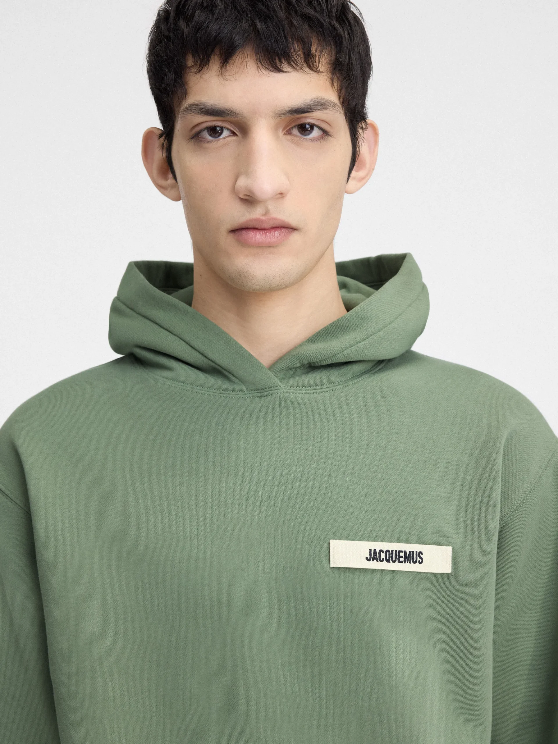 Online Jacquemus De Gros Grain hoodie LightGreen