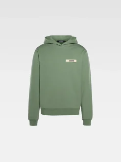 Online Jacquemus De Gros Grain hoodie LightGreen