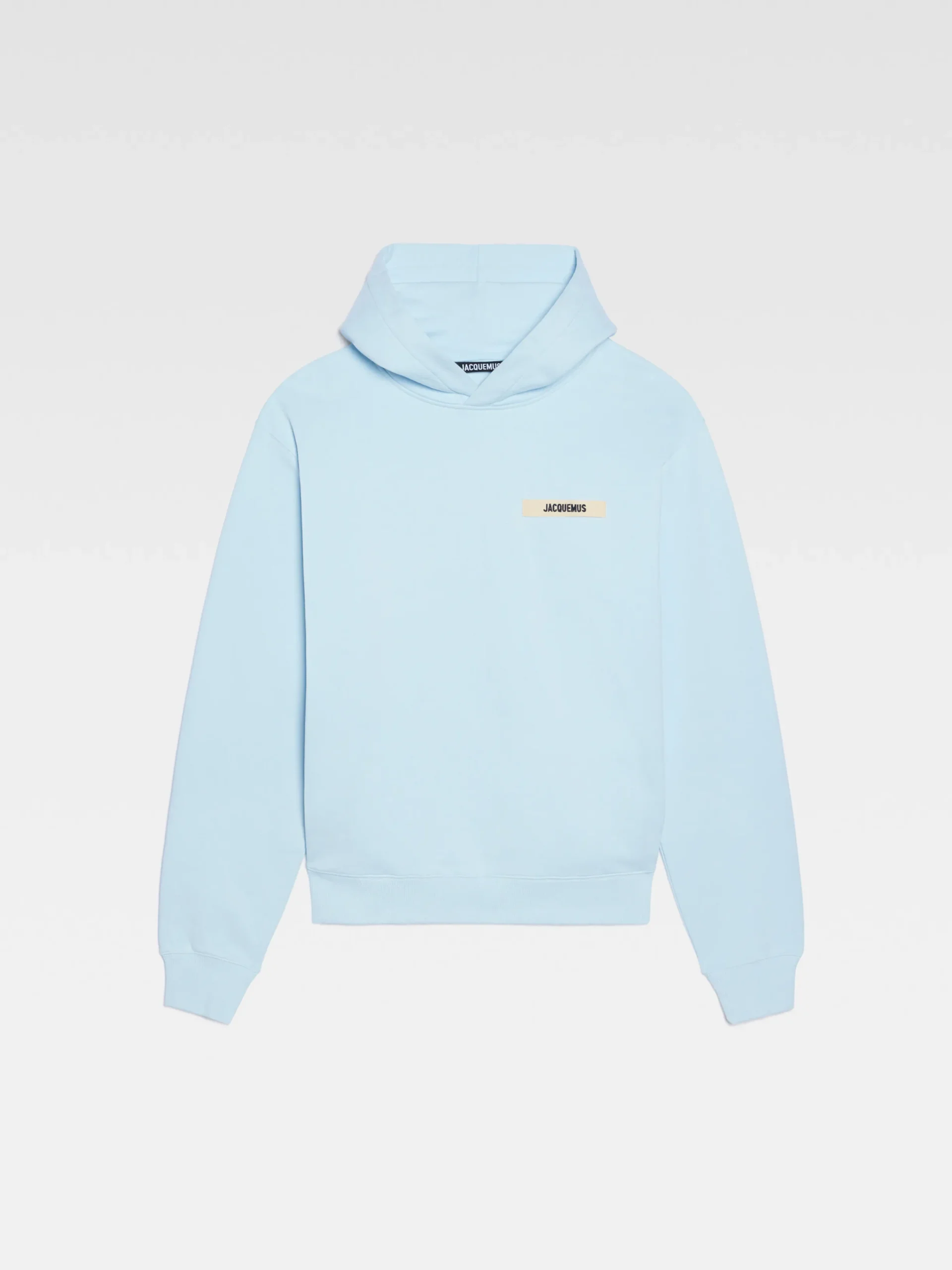 New Jacquemus De Gros Grain hoodie LightBlue
