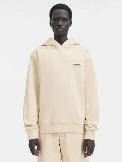 Online Jacquemus De Gros Grain hoodie Beige