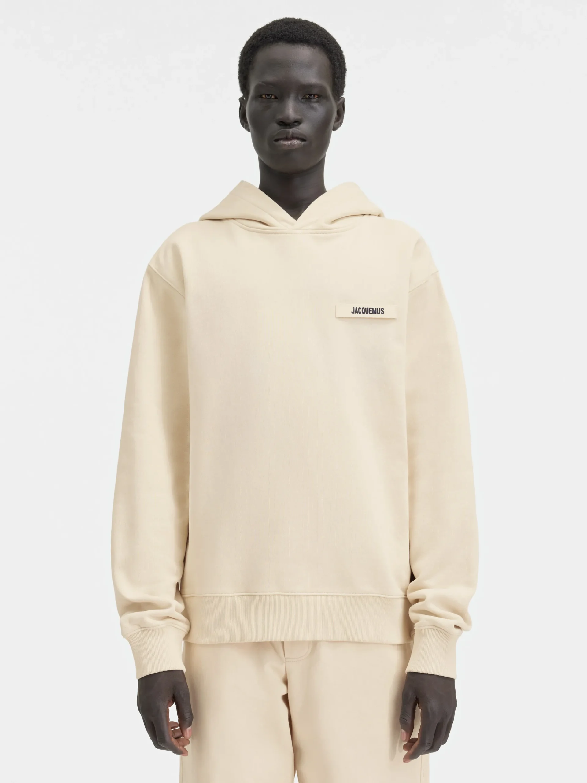 Online Jacquemus De Gros Grain hoodie Beige