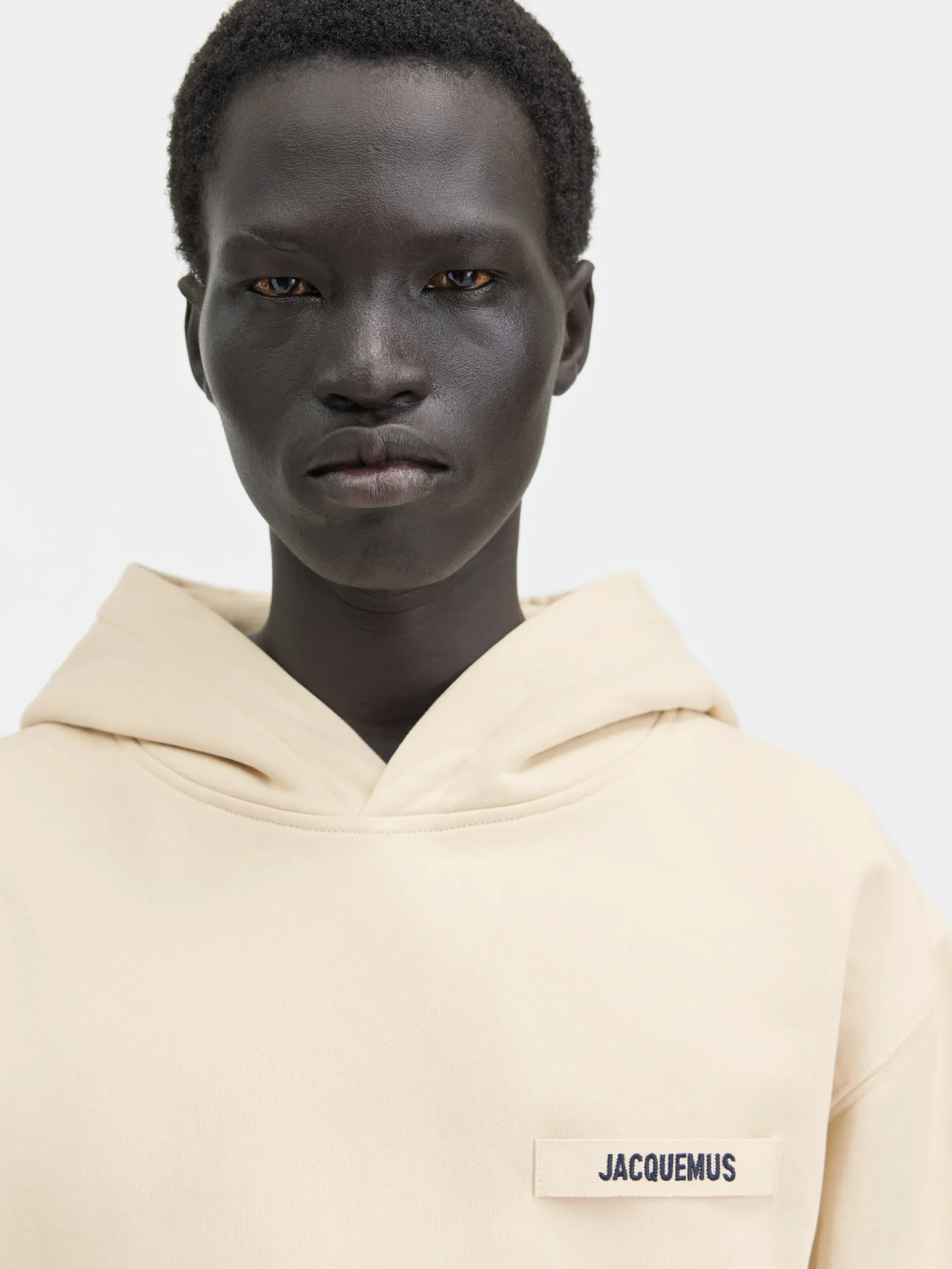 Online Jacquemus De Gros Grain hoodie Beige